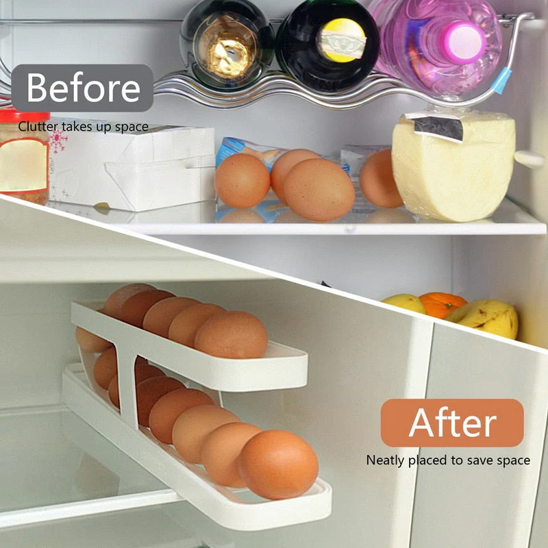 Automatic Egg Rolling Holder Organizer Rack - Image 3