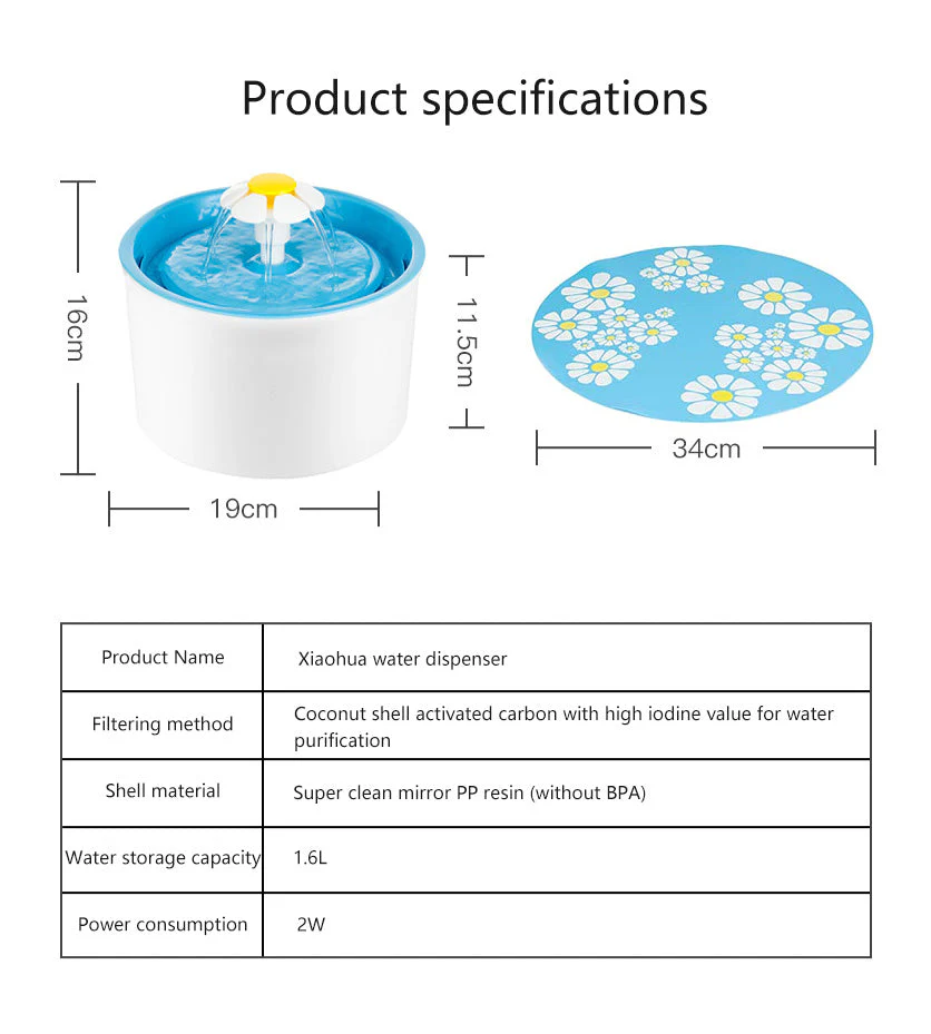 Automatic Pet Electric Water Fountain Bowl - Image 5