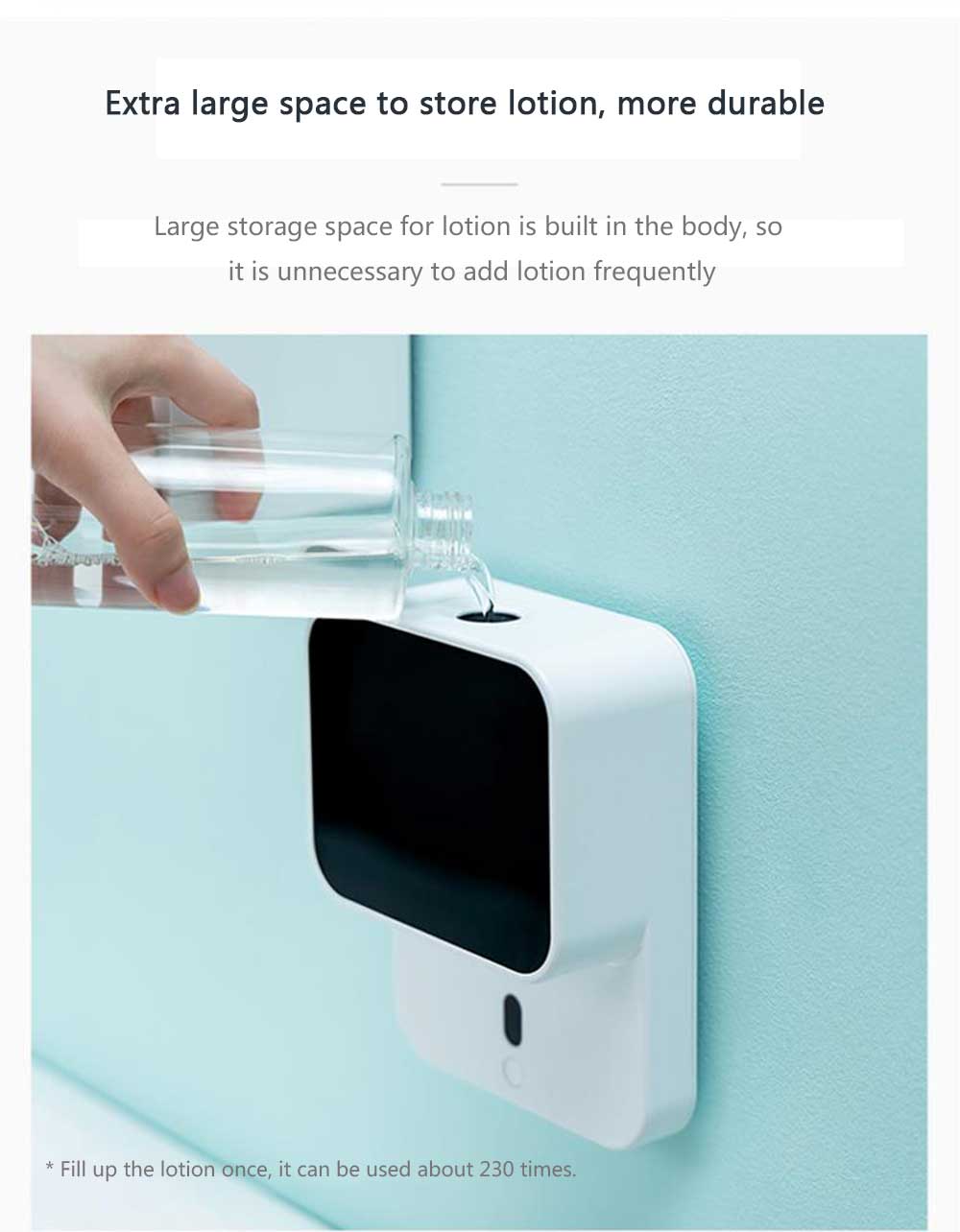 Automatic Sensor LED Display Foam Hand Washer - Image 7