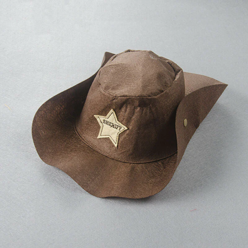 Baby Cowboy Hat+Bodysuit+Scarf Outfit Suit - Image 2