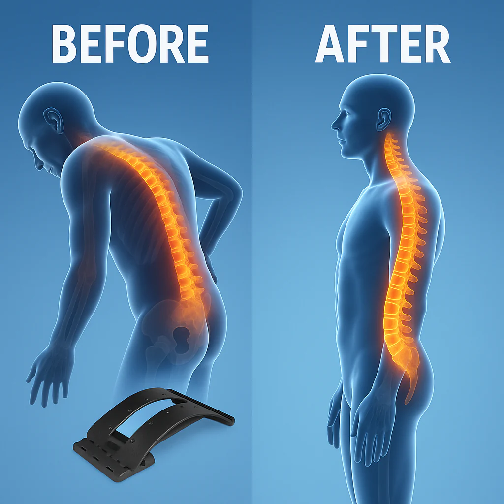 Back Massage Magic Stretcher Backbone Stretcher Pain Reliever - Image 3