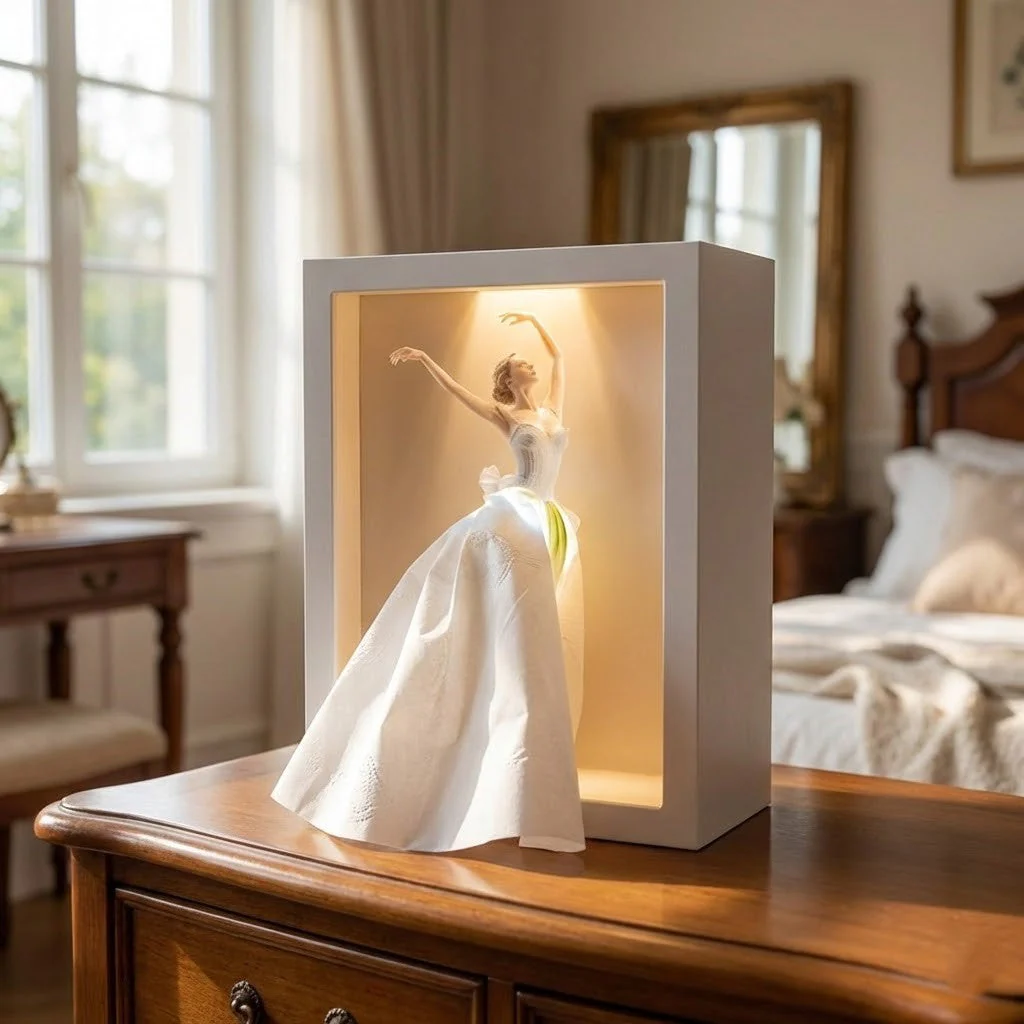 Ballet Girl Lighted Tissue Box - Image 4