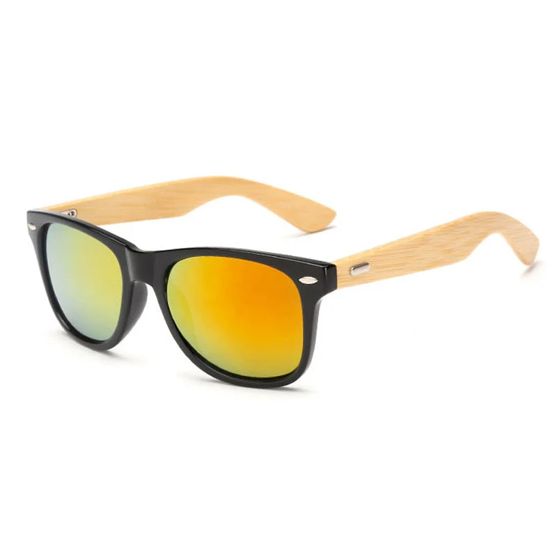 Bamboo Retro Wood Sunglasses - Image 6
