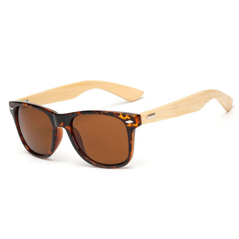 Bamboo Retro Wood Sunglasses - Image 8