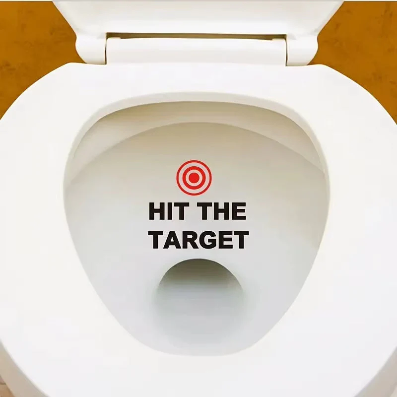 Bathroom Toilet Aim Practice Sticker - Image 6