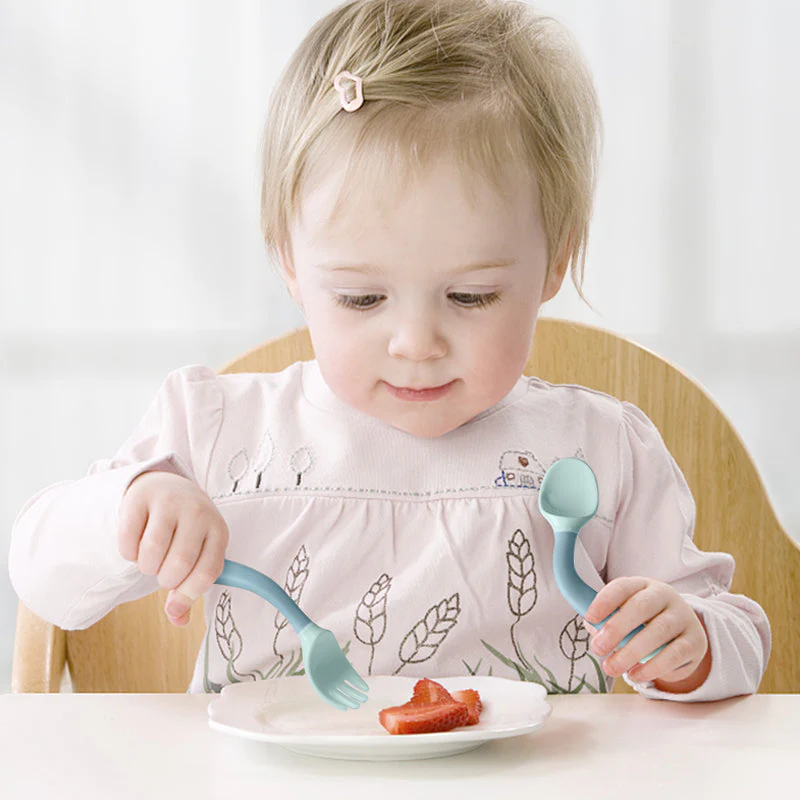 Bendable Baby Spoon Fork Set - Image 7