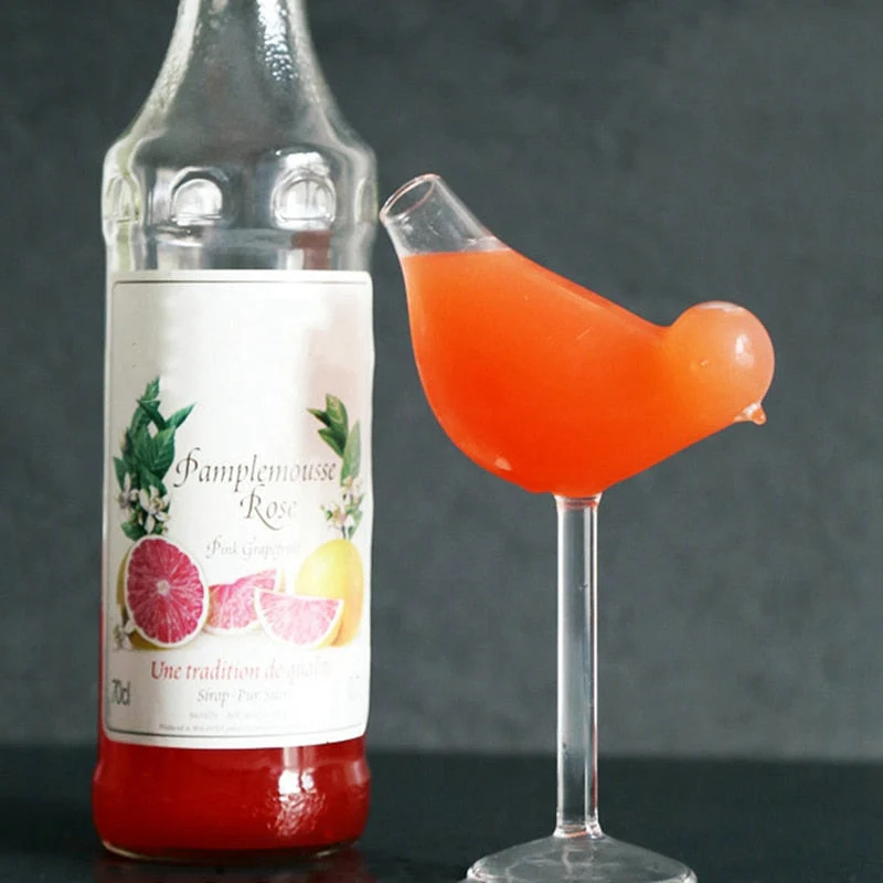 Bird Shape Creative Cocktail Glass - Image 5