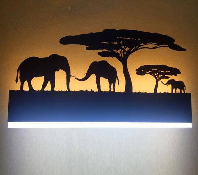 Black Acrylic Creative Modern Led Wall Lights - Image 4