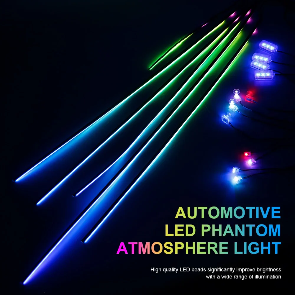 Bluetooth RGB Symphony Car Ambient Light Kit - Image 3