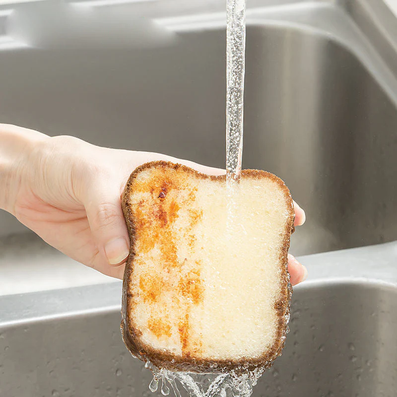 Bread Shape Dishwashing Sponge - Image 7