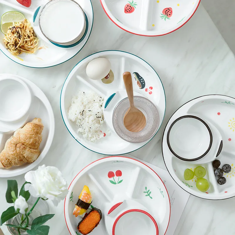 Breakfast Combo Nordic Ceramic Plate - Image 2