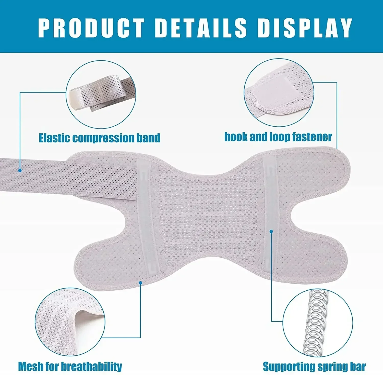 Breathable Adjustable Stabilizing Knee Support Braces - Image 12