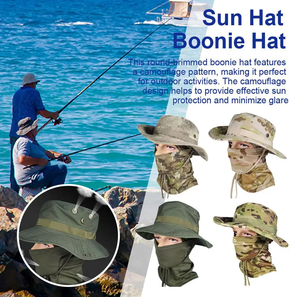 Breathable Hiking Camouflage Adjustable Boonie Hat - Image 2