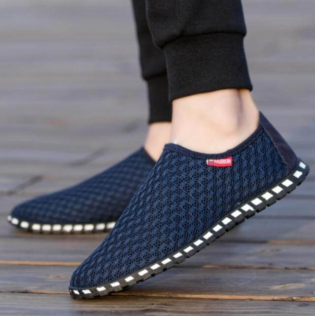 Breathable Knit Classic Men Shoes - Image 5