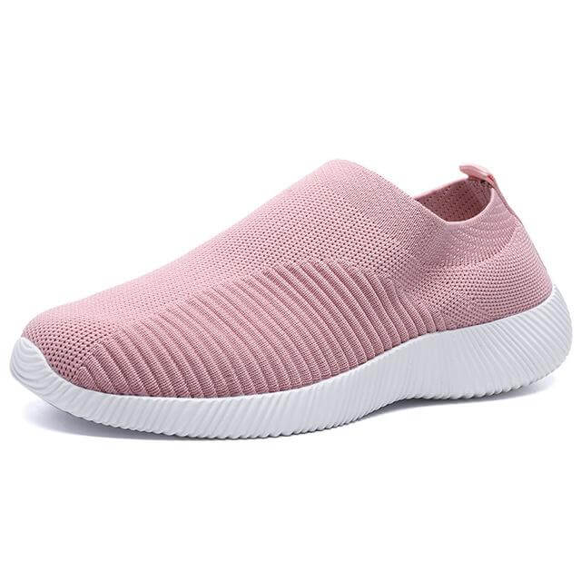 Breathable Slip on Knit Running Shoes - Image 37