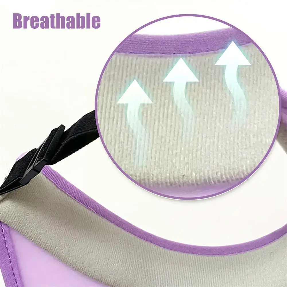 Breathable Summer Sun Visor Cooling Fan Hat - Image 6