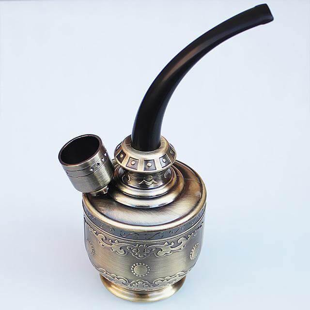Bronze Copper Metal Cigarette Hookah - Image 2