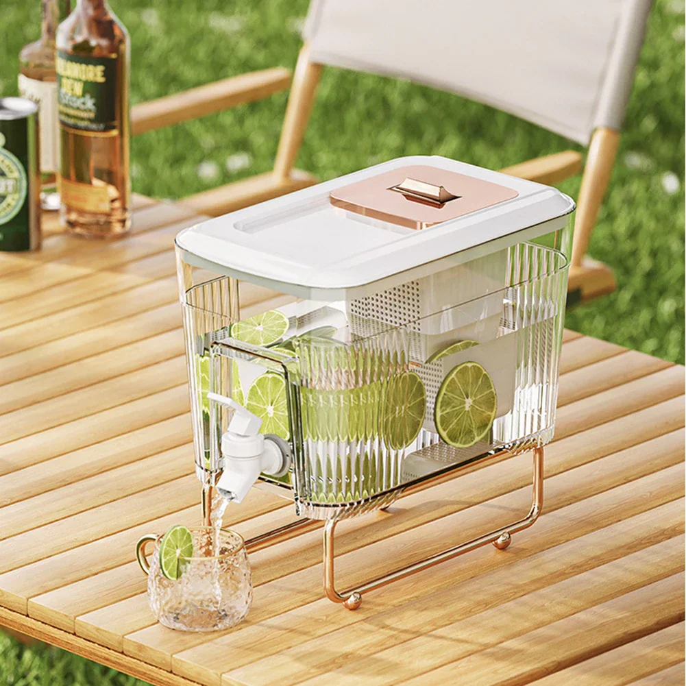 Built-in Spigot Portable Family-Sized Cold Beverage Dispenser - Image 3