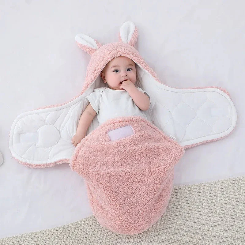 Bunny Bundle Baby Wrap Sleeping Bag - Image 2