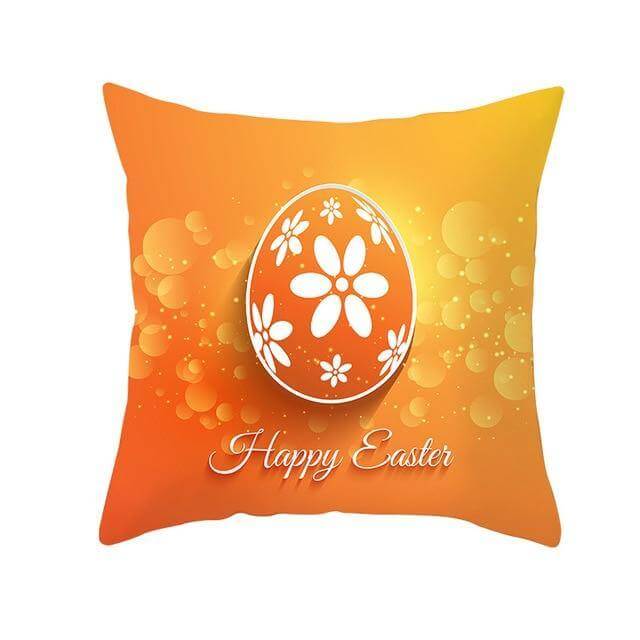 Bunny Easter Eggs Cotton Pillowcase - Image 11