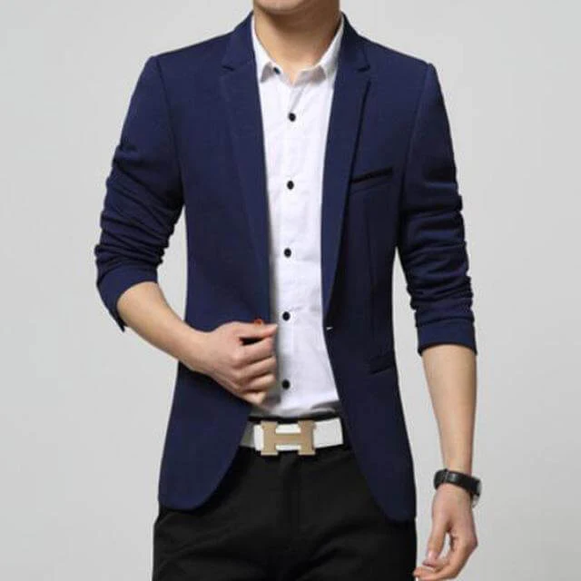 Business Casual Suit Men Blazers - Image 3
