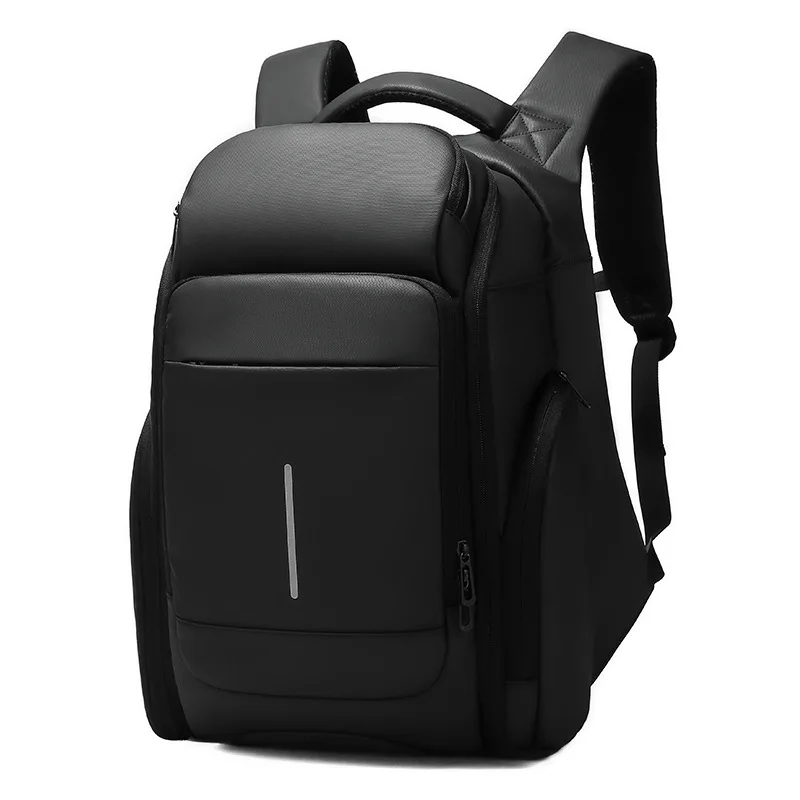 Business Travel RFID Blocking Pocket Multi-Layer Backpack - Image 6