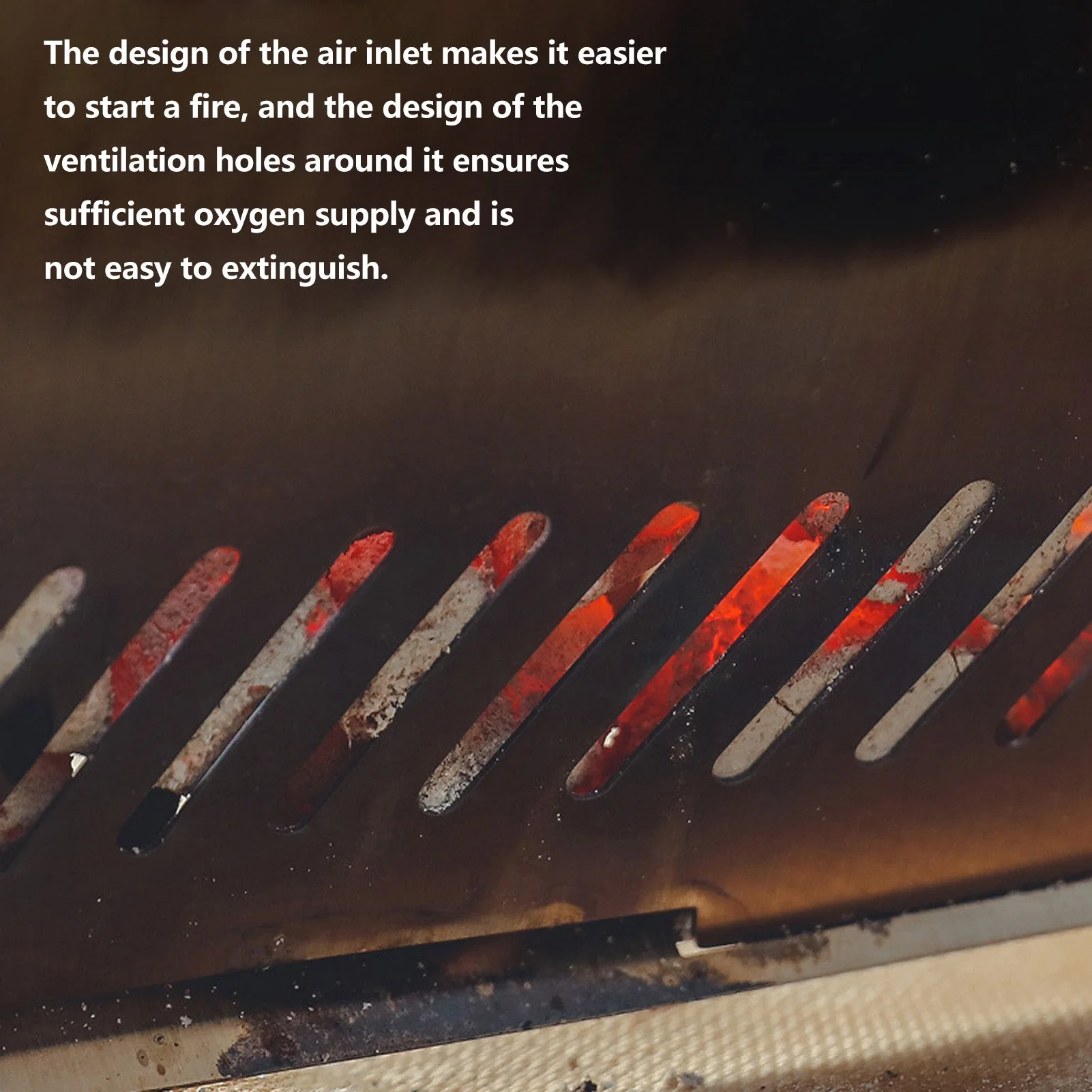 Camping Foldable Charcoal Grill - Image 6