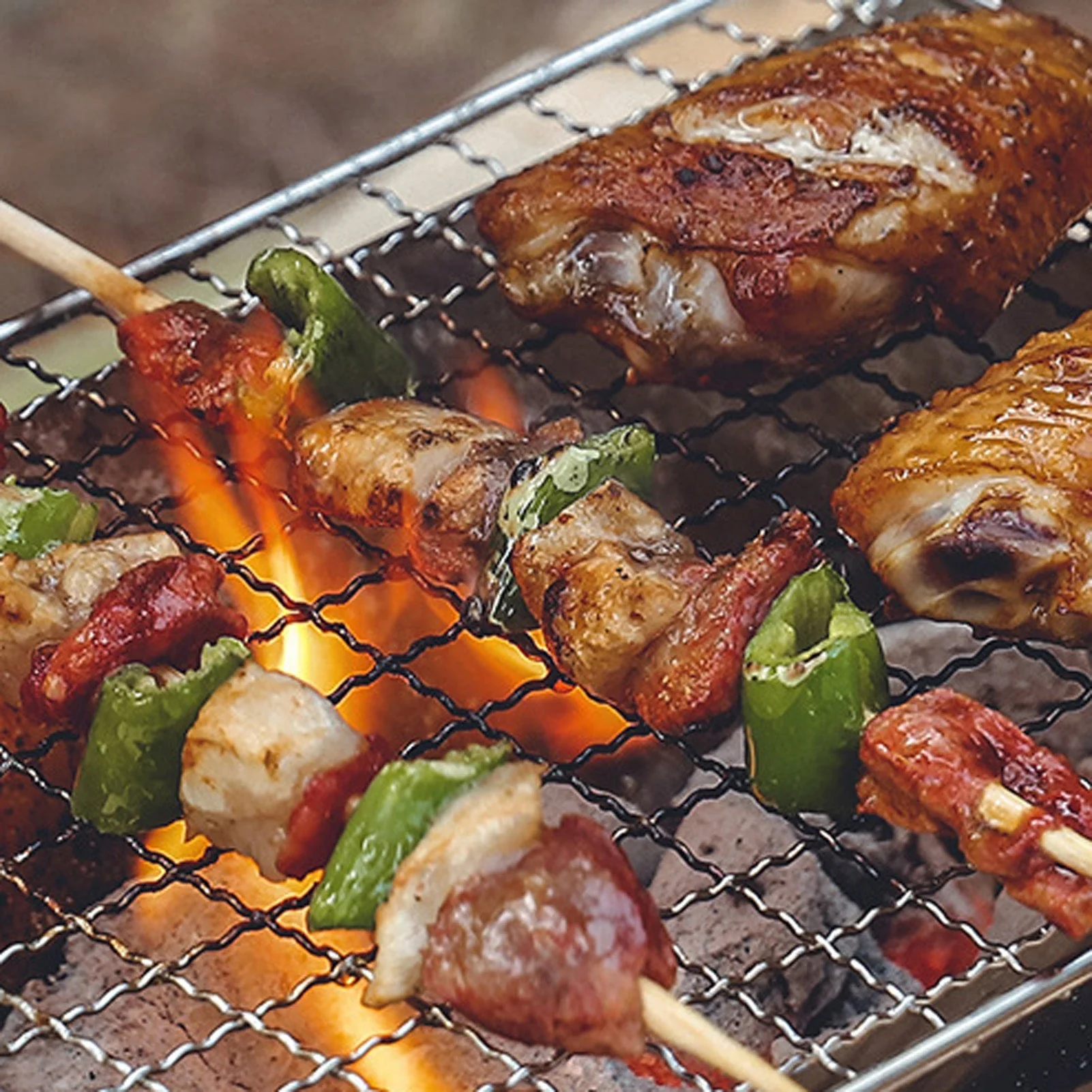 Camping Foldable Charcoal Grill - Image 9