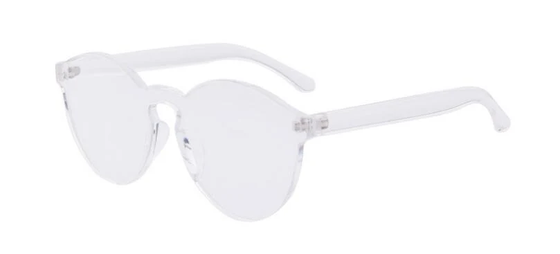Candy color Transparent Sunglasses - Image 13