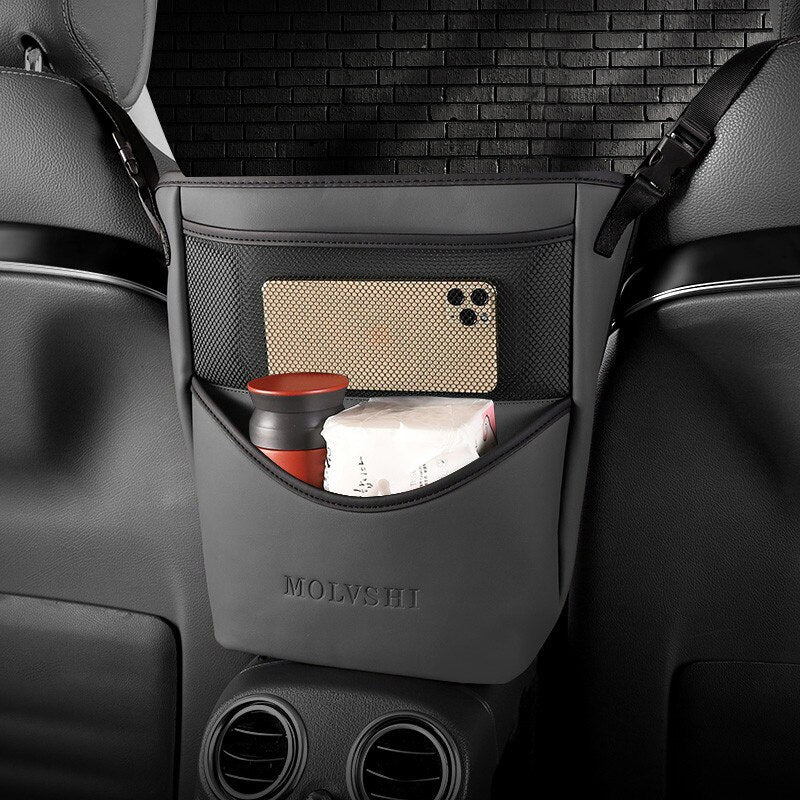 Car Armrest Leather Console Organizer - Image 6