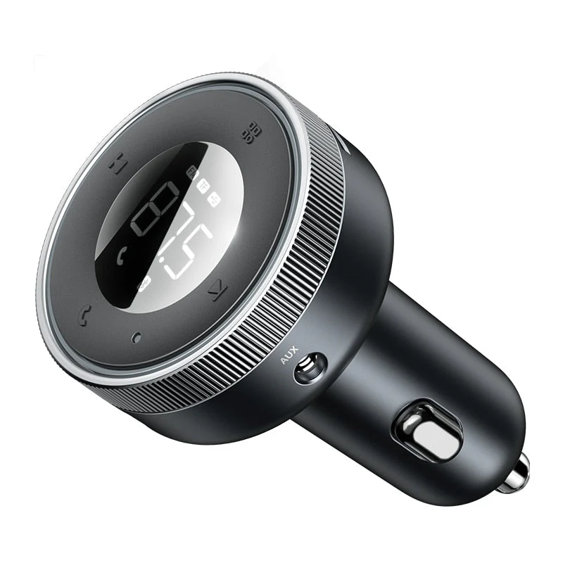 Car FM Audio Bluetooth Transmitter Fast Phone Charger - Image 6