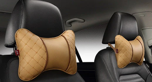 Car Leather Neck and Back Pillows - Image 12