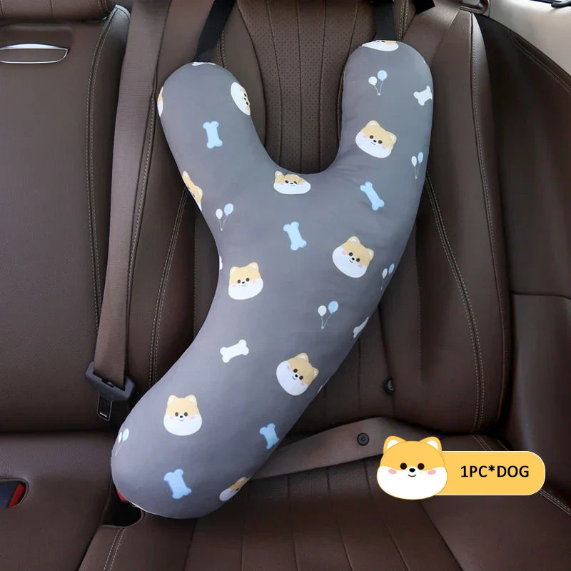 Car Snuggle Spot Seat Belt Shoulder Protector Sleeping Pillow - Image 5