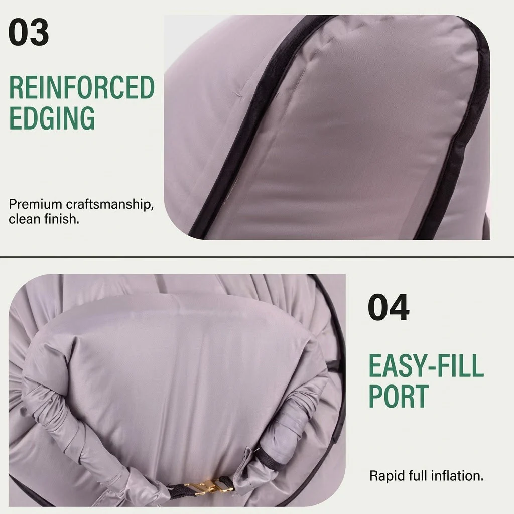 Carry Anywhere Quick Inflatable Mini Lounge Chair - Image 7