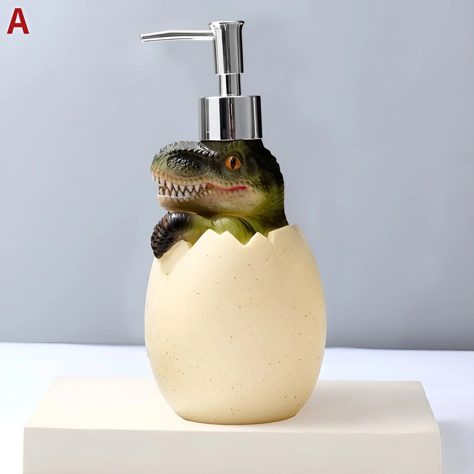 Cartoon Dinosaur Egg Refillable Soap Dispenser - Image 6