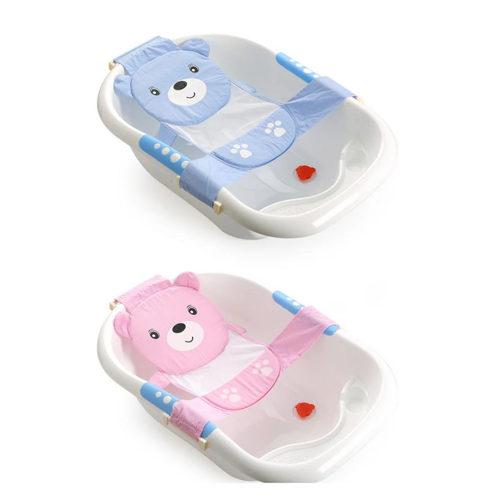 Cartoon Newborn Baby Bathing Net - Image 5