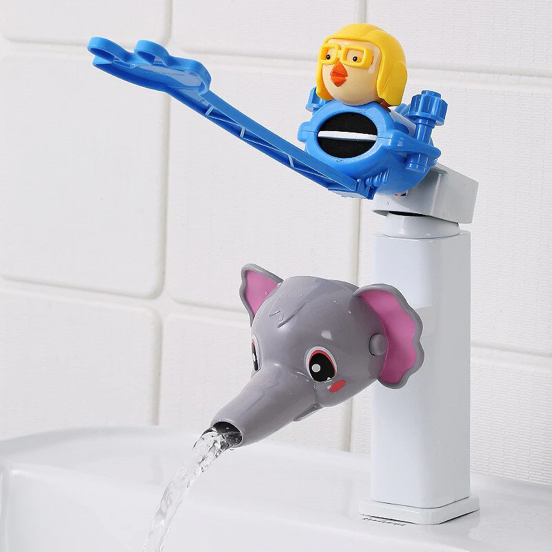 Cartoon Splash Proof Kids Faucet Extender - Image 15