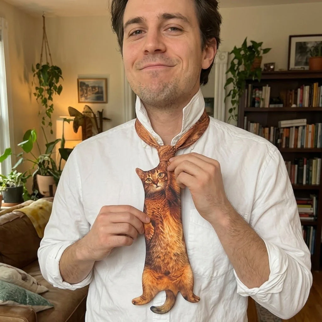 Cat Dress Code Tie - Image 4