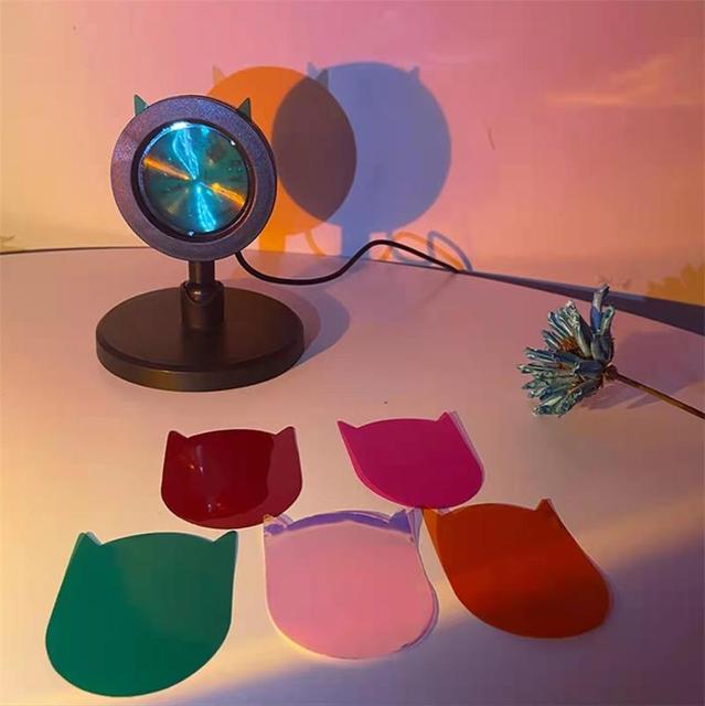 Cat Ears Desk Sunset Lamp - Image 9
