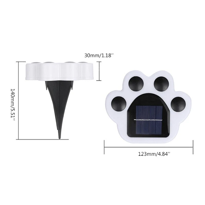 Cat Paw Solar Powered Outdoor Floor Lamps - Image 6