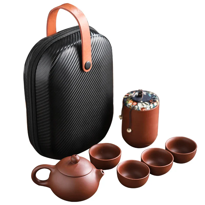 Ceramic Gaiwan Portable Kung Fu Tea Gift Set - Image 5
