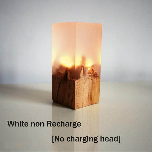 Chargeable Solid Wood LED Night - Image 6