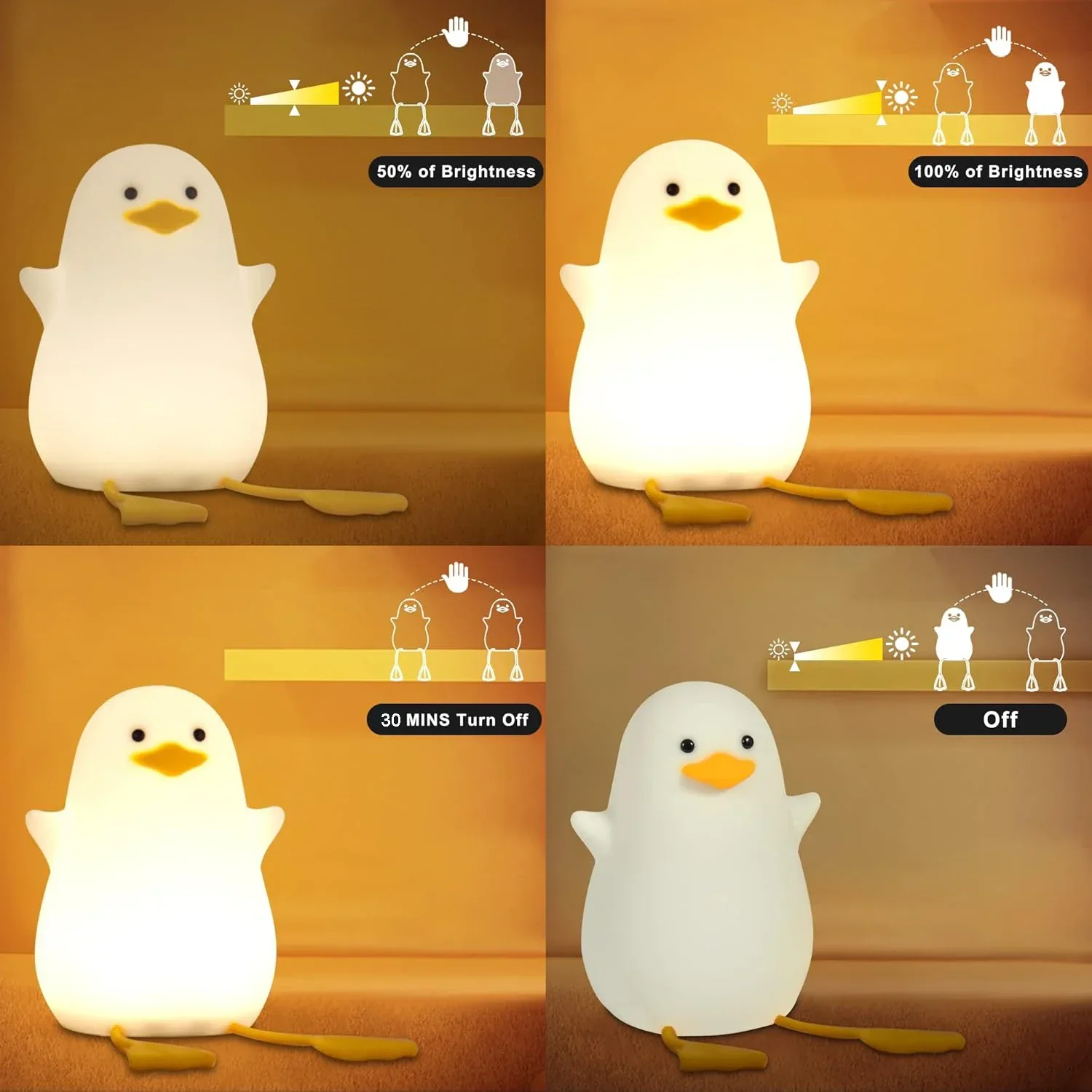 Charming Duck Soft Glow LED Desk Lamp - Image 2