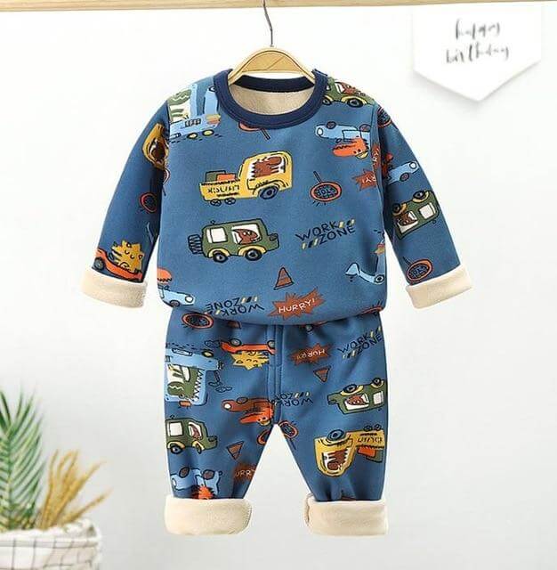 Children Cartoon Winter Pyjamas Unisex - Image 4