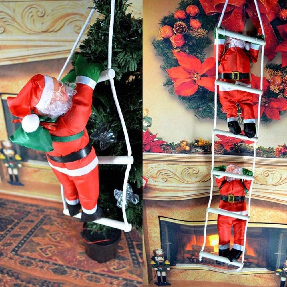 Christmas Santa Claus Doll Pendant Ladder - Image 11