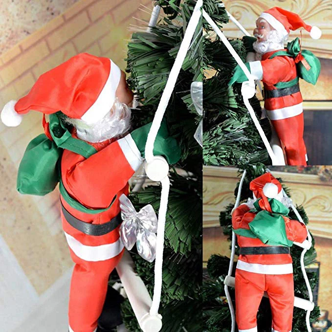 Christmas Santa Claus Doll Pendant Ladder - Image 13