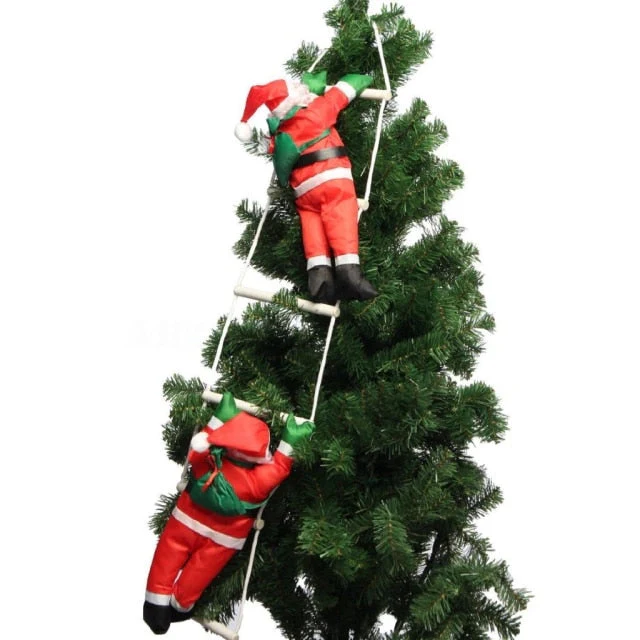 Christmas Santa Claus Doll Pendant Ladder - Image 6