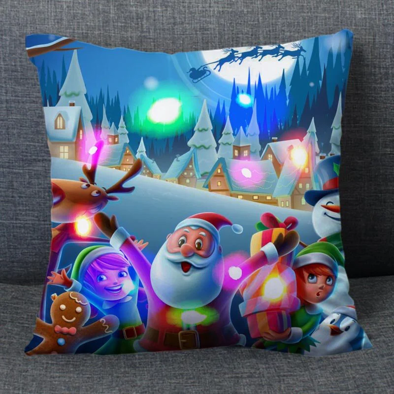 Christmas Series LED Pillow Case - Image 26
