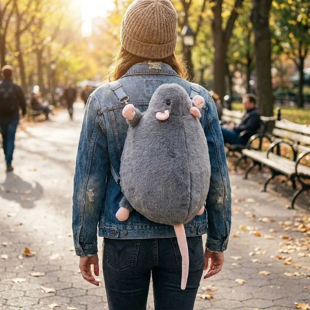 Chubby Mouse Soft Backpack - Image 3
