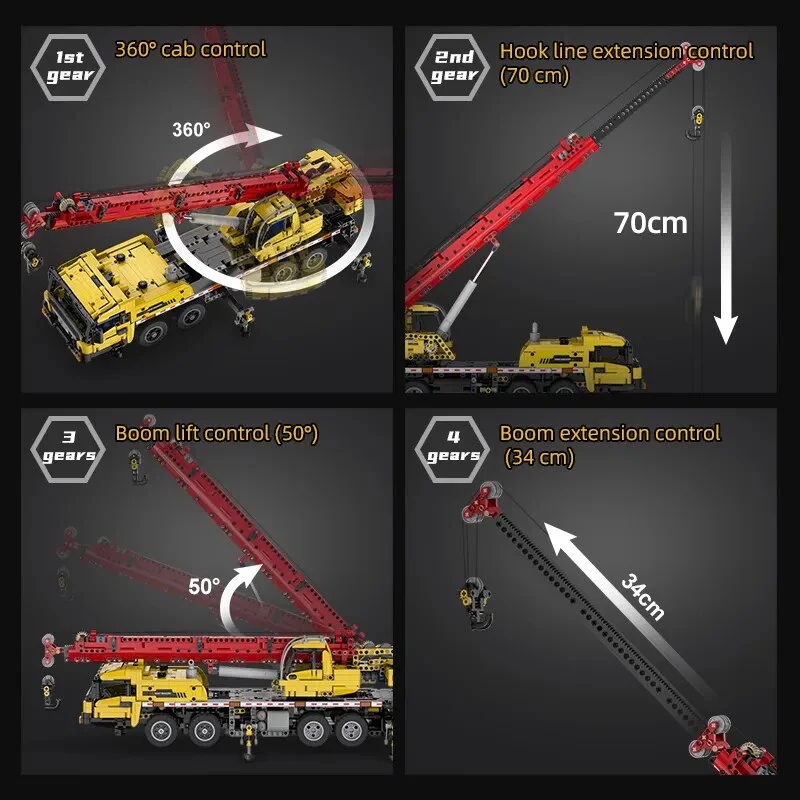 City Construction Remote-Control Learning Crane Truck - Image 4